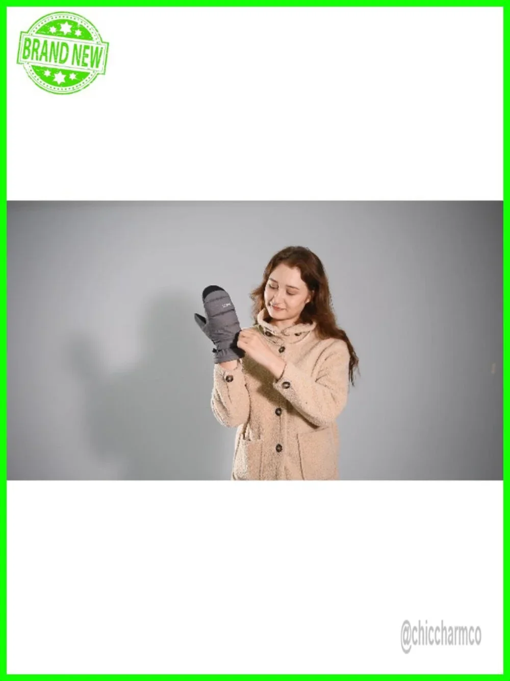 Waterproof Ski Mittens Women Winter Snow Gloves Thinsulate Touchscreen